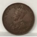 AUSTRALIA 1931 . ONE 1 PENNY . INDIAN DIE . VARIETY . 6 PEARLS